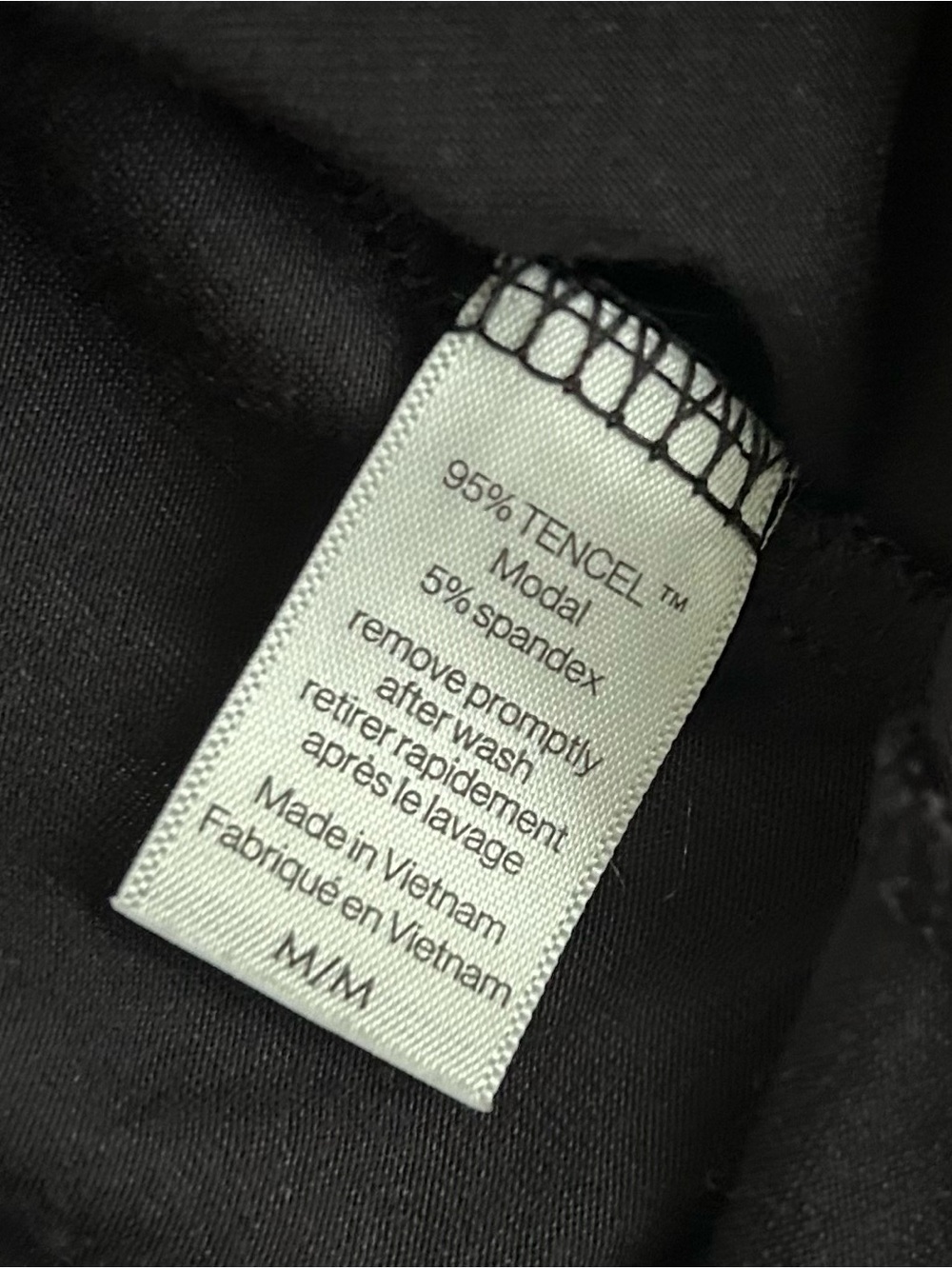 Eberjay Gisele TENCEL™ Modal Long PJ Set Classic Black Piped Pajama Women Medium - Picture 10 of 10